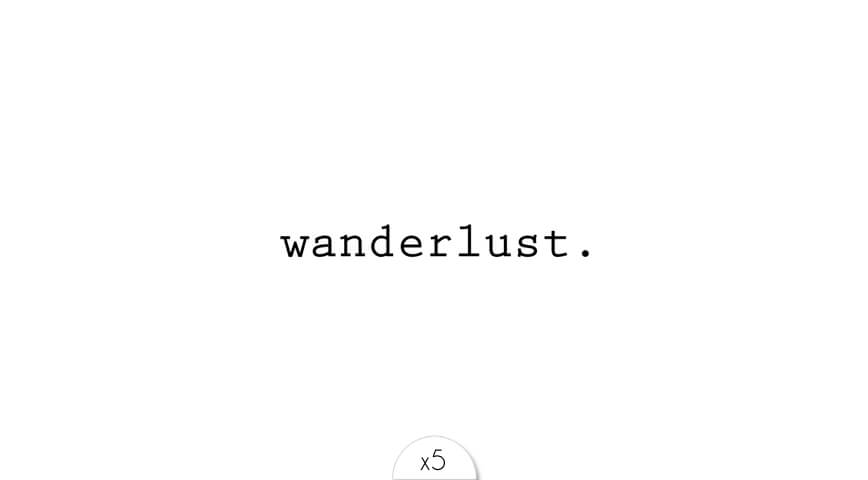 Wanderlust