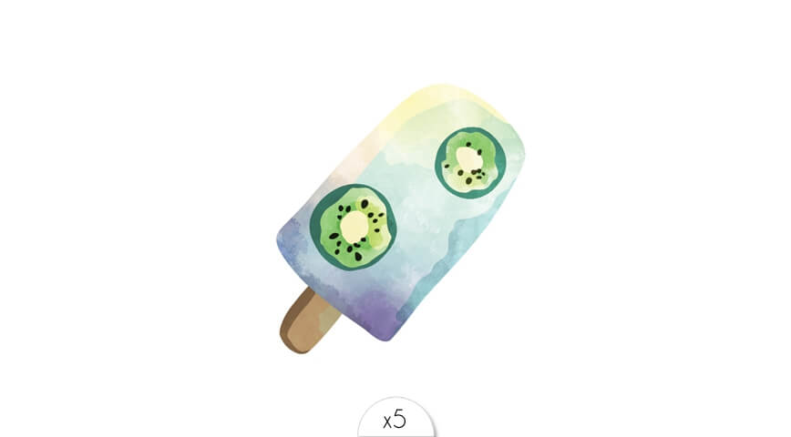 Kiwi Icecream x5