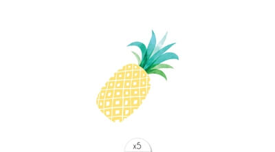 Golden pineapple x5