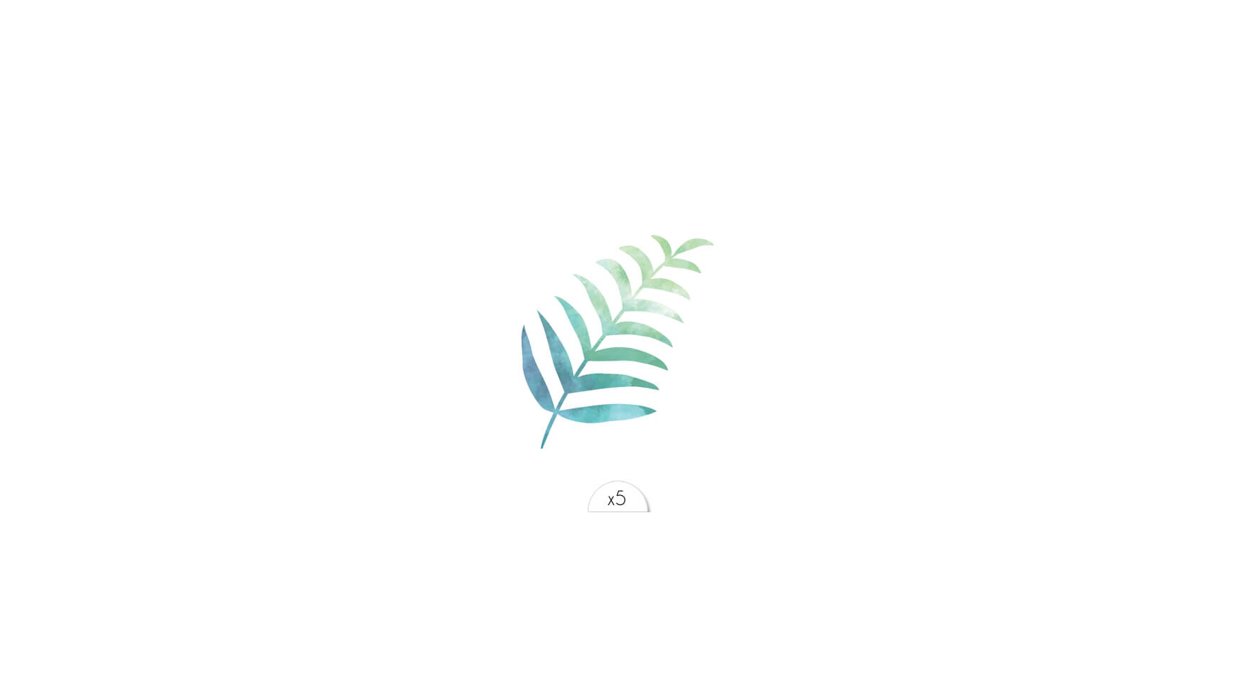 Tropical leef temporary tattoo - Sioou Tropical leef temporary tattoo - Sioou