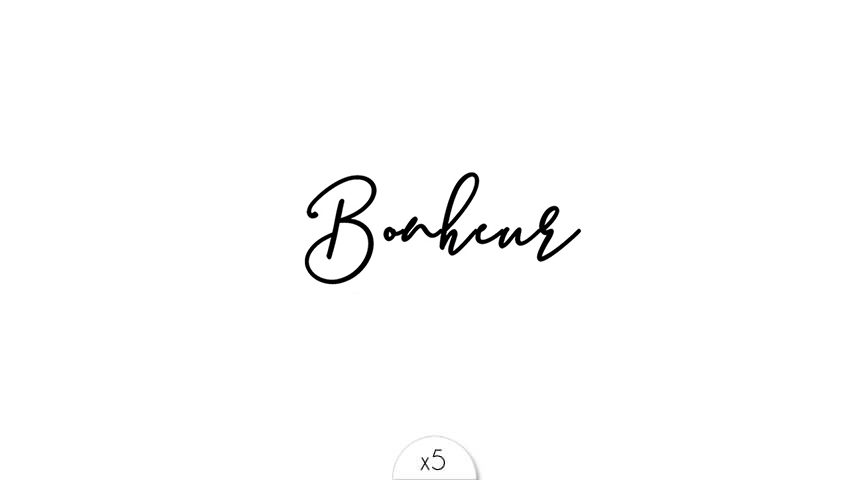 Bonheur x5