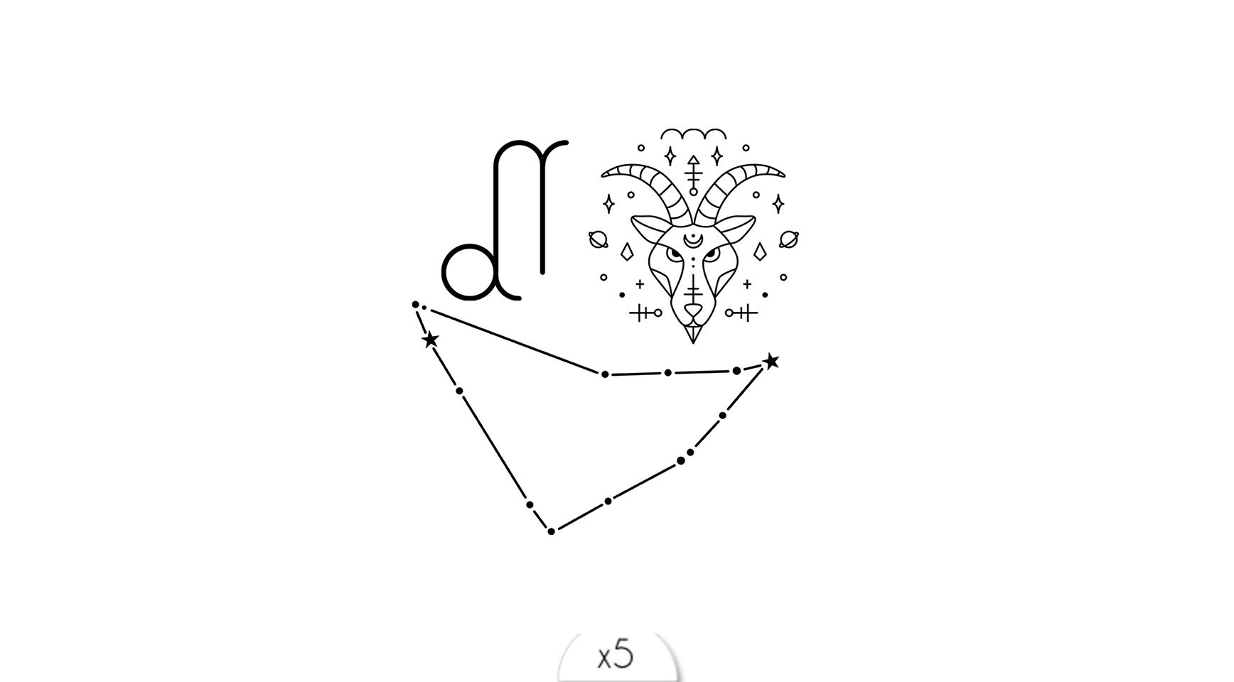 Le signe astrologique du Capricorne 