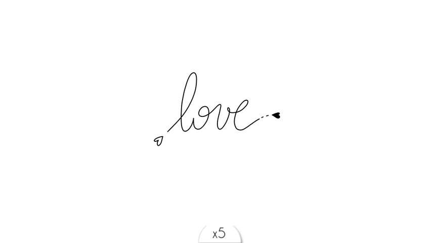 Love Heart x5