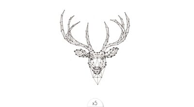 Deer head x5