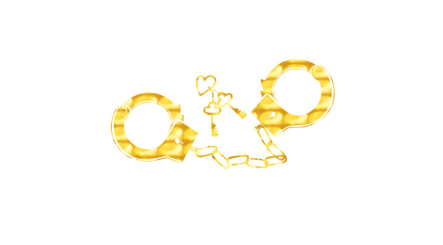 Golden handcuffs x5