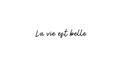 La vie est belle x5