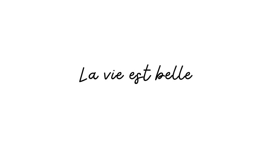 La vie est belle x5