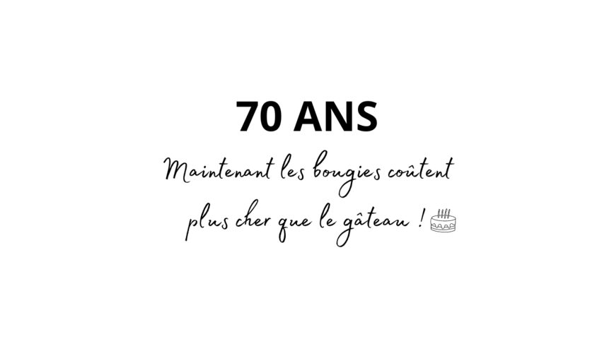 70 ans x5