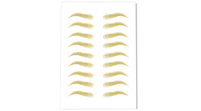 Tatouages éphémères sourcils thérapeutiques blonds