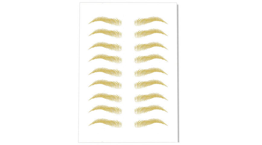 Sourcils thérapeuthiques blonds