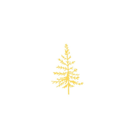 Sioou temporary tattoos - Golden fir tree x5