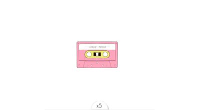 Cassette de musique x5