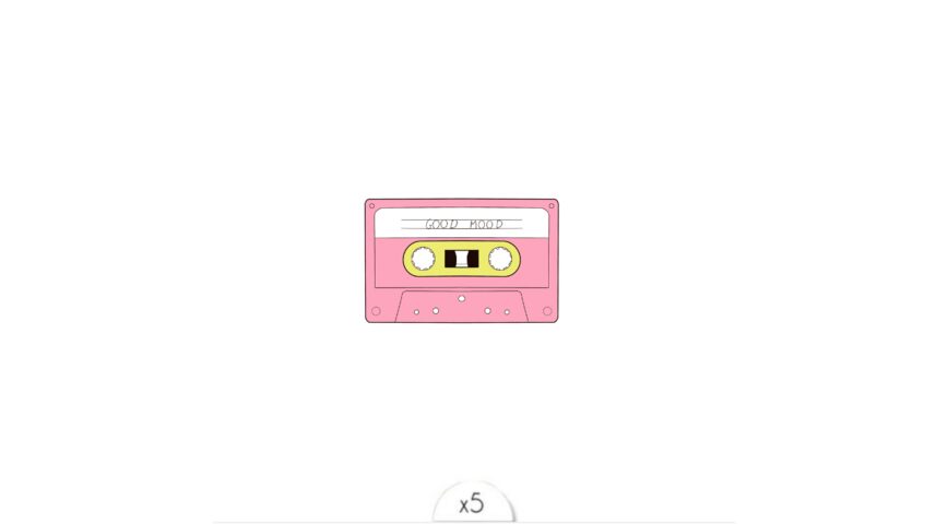 Cassette de musique x5