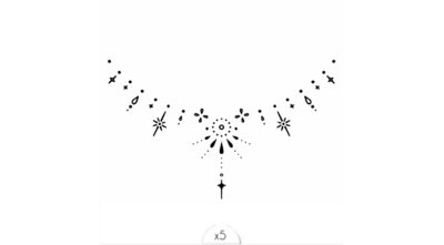 Le collier d'étoiles x5