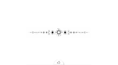 Bracelet Danse céleste x5