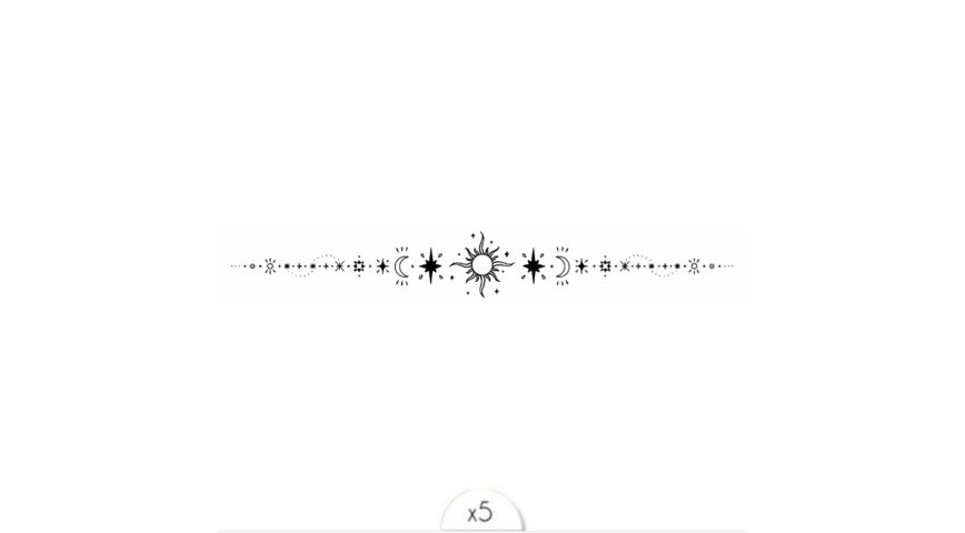 Bracelet Danse céleste x5