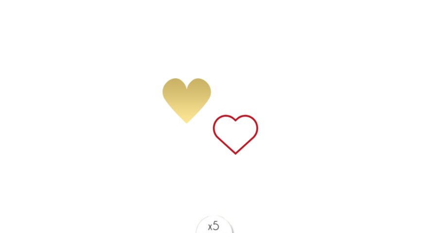 Duo of hearts x5