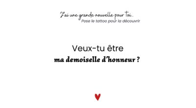 Veux-tu être ma demoiselle d'honneur ? x5