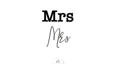 Mrs & Mrs x5
