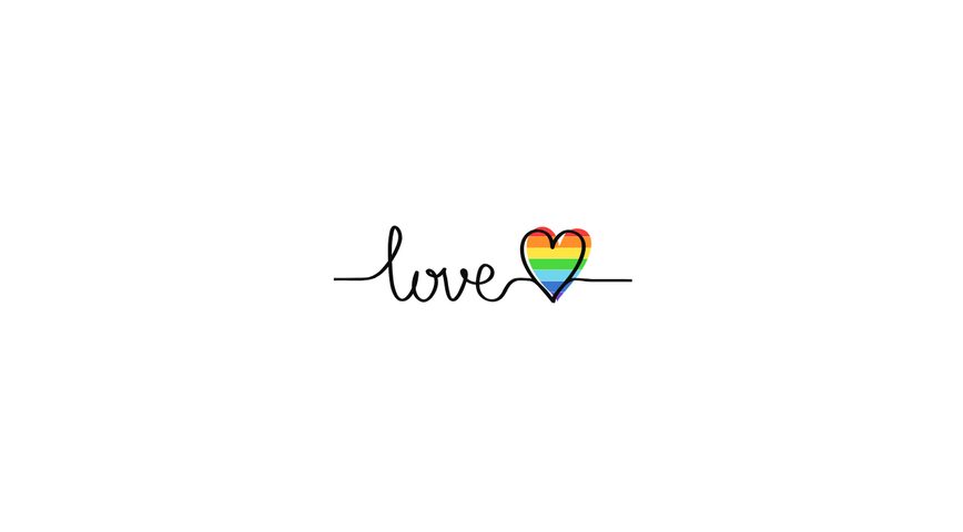Love multicolore x5