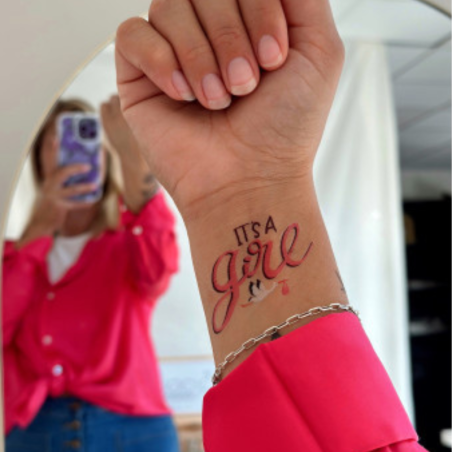Sioou - Tatouage éphémère it's a girl