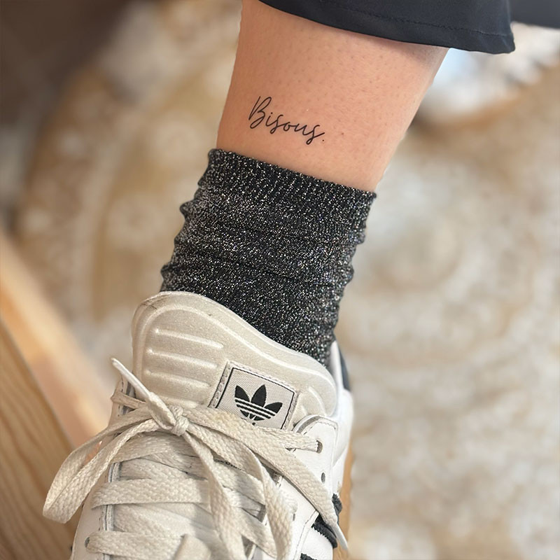 Sioou- Tattoo éphémère - Bisous