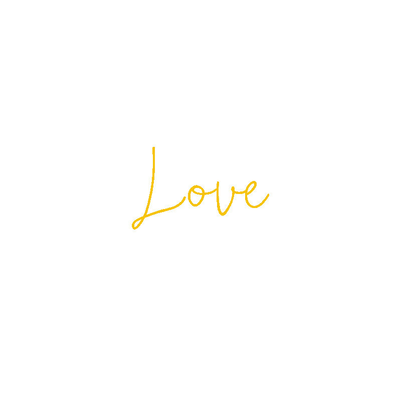 Love doré - idées tatouages temporaires amour
