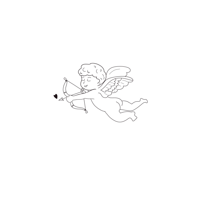 Tattoo éphémère cupidon