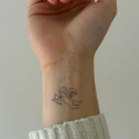 tatouage éphémère cupidon