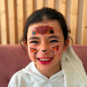 Mini masque de Lion Tattoo temporaire
