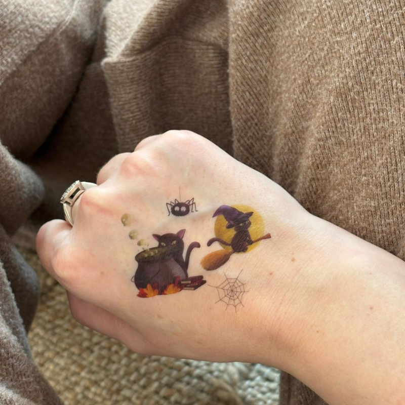Tatouage éphémère pour halloween - Sioou
