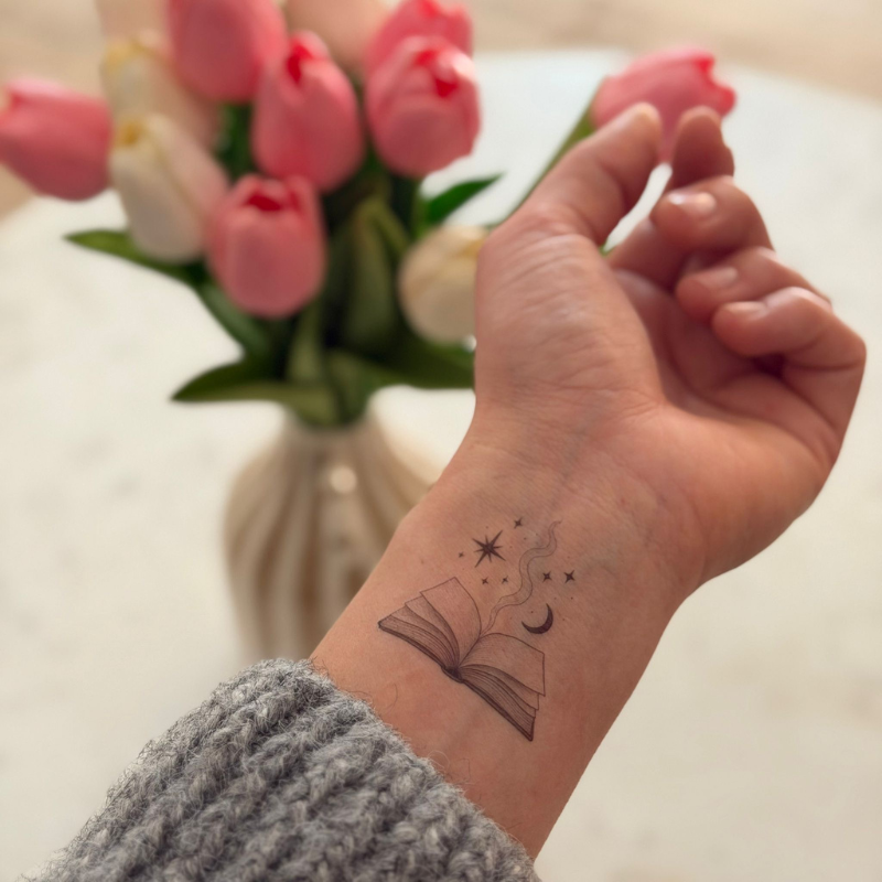 Tatouage éphémère Grimoire enchanté -  Sioou