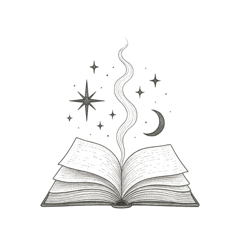 Temporary tattoo Enchanted Grimoire