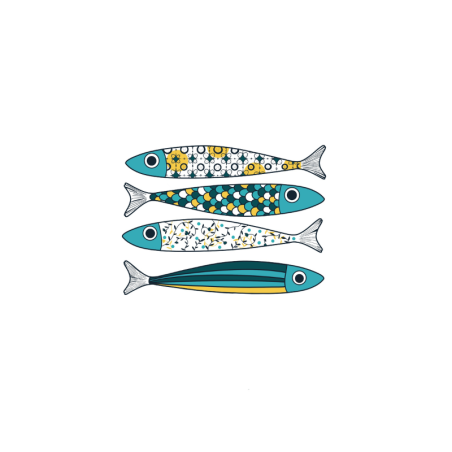 Tatouage éphémère Sioou - Les Sardines