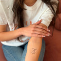 Tattoo éphémère Sioou "Dernier zizi pour la vie" - spécial EVJF