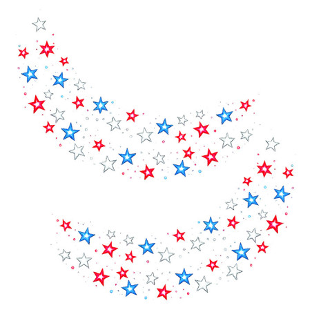 Tatouage éphémère Sioou - Freckles bleu blanc rouge