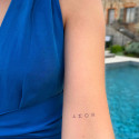 Set of temporary tattoos on the theme of “la dolce vita”