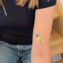 Golden pineapple temporary tattoo - Sioou