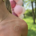 Spirale étoilée - Tatouage éphémère doré Sioou