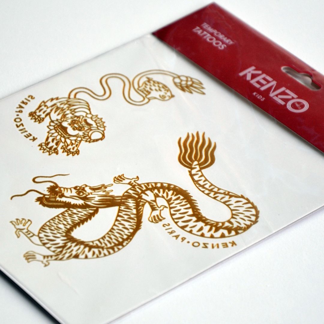 tatouage éphémère personnalisé doré