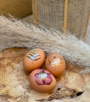 Des oeufs tatoués pour Pâques !