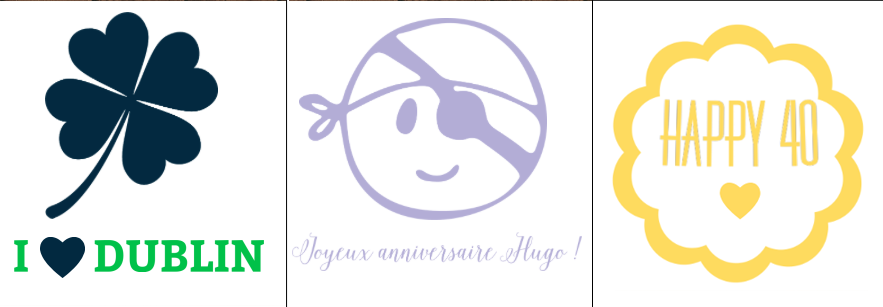Temporary tattoos personalized by Sioou!