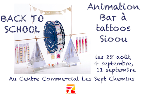 Animation Sioou at the shopping center les Sept Chemins